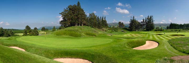 The 16th hole of the Gleneagles King's course