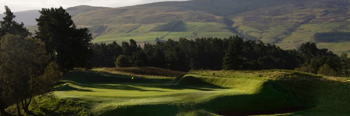 The 9th hole of the Gleneagles King's course