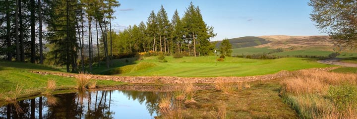 A view of the PGA Centenary golf course at the Gleneagles Hotel