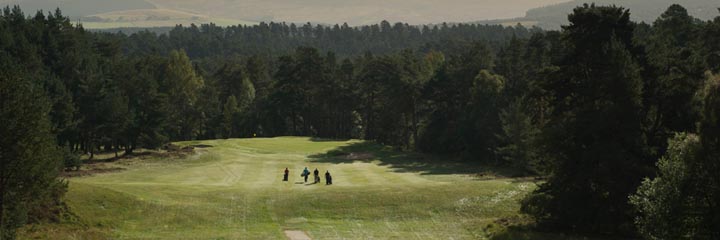 A view of Grantown-on-Spey golf course