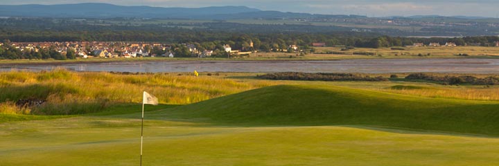 A view of the Gullane No 2 course at Gullane Golf Club