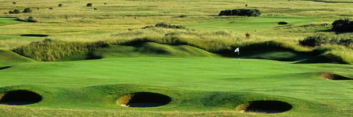 A view of the Gullane No 2 course at Gullane Golf Club