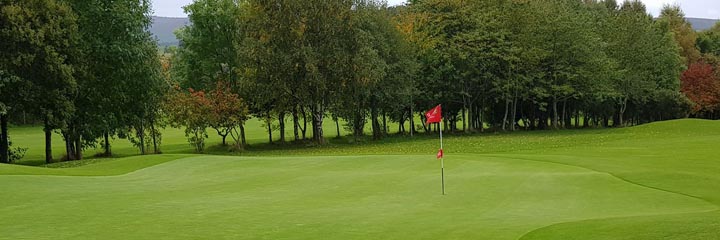The undulating parkland Insch Golf Club in North East Scotland