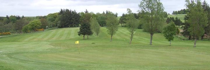 The 6th green at Keith Golf Club