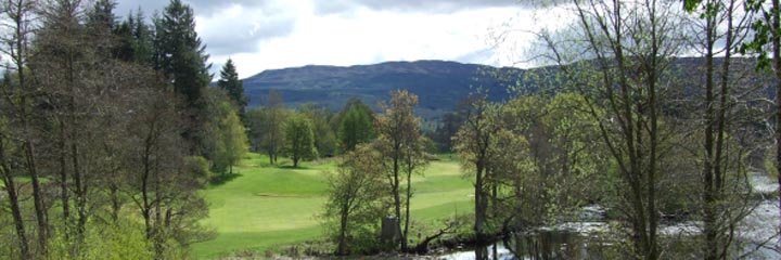 The 10th hole at Killin Golf Club