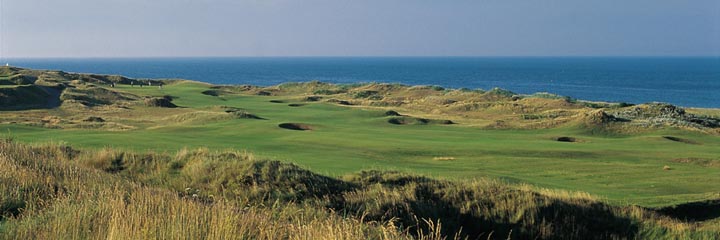 The 17th hole at Kingsbarns Golf Links