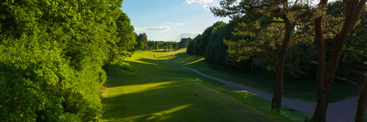 A long view of the 5th hole at Kingsknowe Golf Club