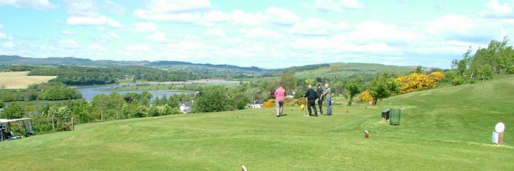 A view of Kircudbright golf course