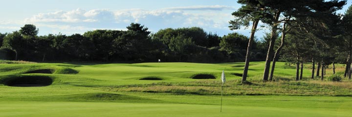 The 4th hole at Longniddry Golf Club