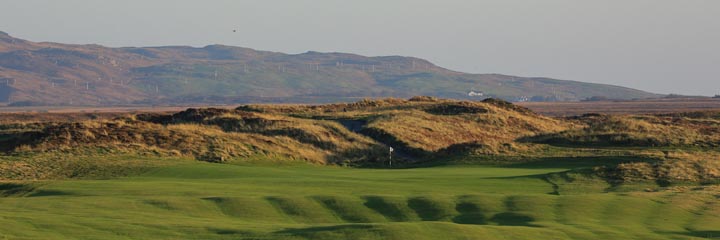 The Machrie Links, classic links golf on the Isle of Islay, off the west coast of Scotland.