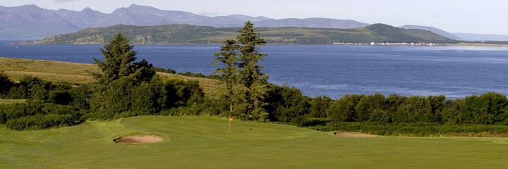 The 15th hole at Millport Golf Club