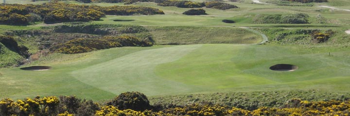 The 15th hole at Murcar Links Golf Club