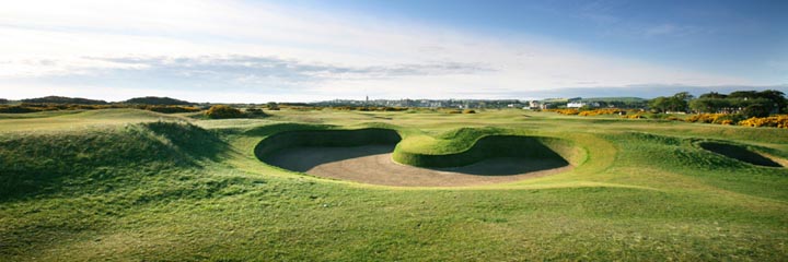The 14th hole at the Old Course, St Andrews