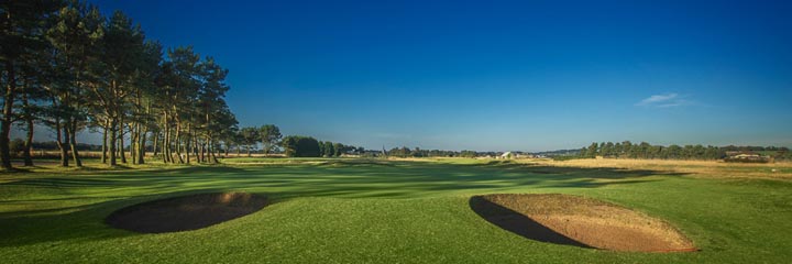 The 18th hole at Panmure Golf Club