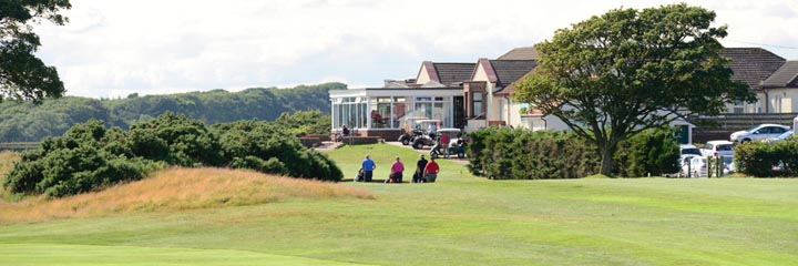 A view of Powfoot golf course