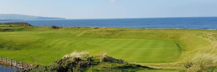 Prestwick St Nicholas Golf Club on the shores of the Firth of Clyde