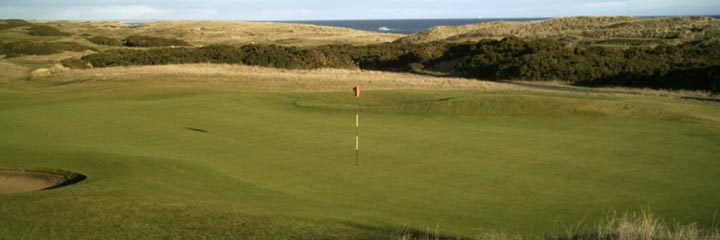The 14th hole at the Balgownie Links, Royal Aberdeen Golf Club