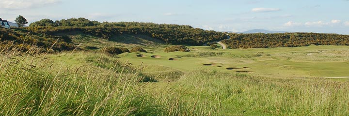 The 5th hole of the Championship course at Royal Dornoch Golf Club