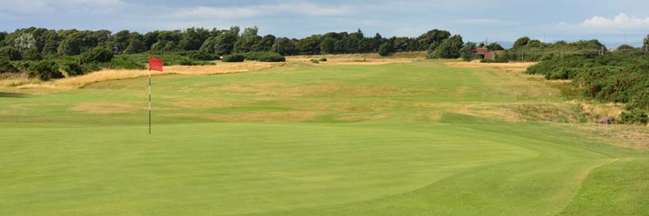 The 2nd hole of the Portland course at Royal Troon Golf Club