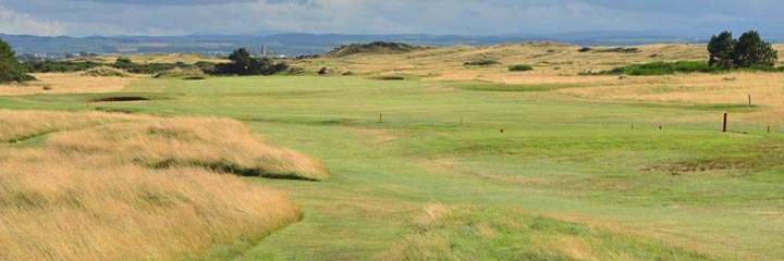 The 12th hole of the Portland course at Royal Troon Golf Club