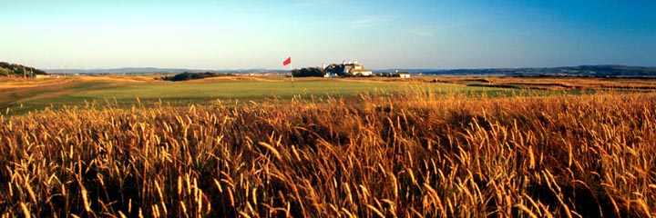 The 17th hole of the Old course at Royal Troon Golf Club
