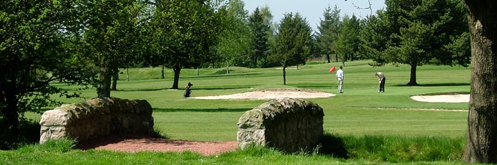 The challenging parkland Sandyhills Golf Club, less than 5 miles east of Glasgow city centre