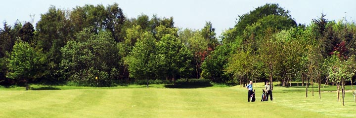 The mature parkland course of Sandyhills Golf Club in Glasgow