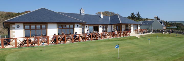 The clubhouse at Shiskine Golf Club