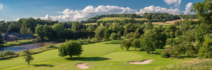 The 2nd hole at St Boswells Golf Club in the Scottish Borders