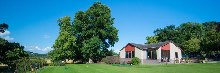 The clubhouse at St Boswells golf course