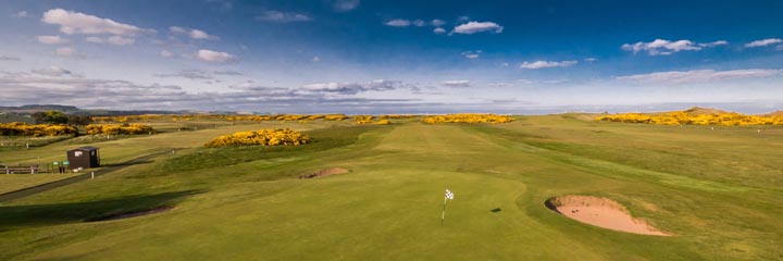 A view of the 1562 course  at Montrose Golf Links