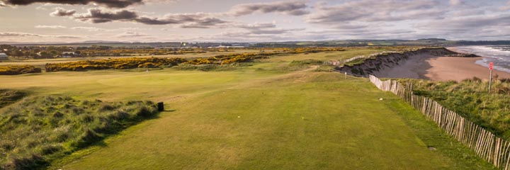 A view of the 1562 course  at Montrose Golf Links