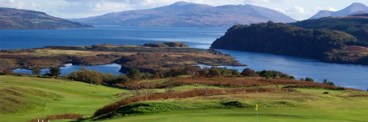 A view from Tobermory Golf Club, Mull