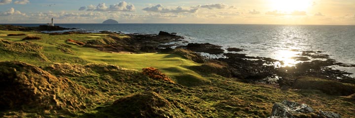 The 11th hole on the Turnberry Ailsa course, "Maidens"