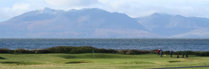 The 9th hole at The West Kilbride Golf Club