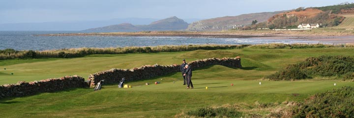 The 15th hole at The West Kilbride Golf Club