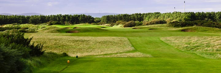 A view of Western Gailes golf course
