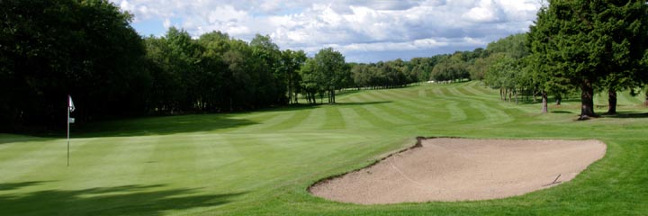A view of the mature parkland course of Wishaw Golf Club
